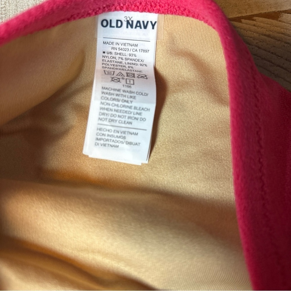 Old Navy Women’s Low-Rise Terry Classic Bikini Swim Bottoms Pink Size 3X - Picture 4 of 13